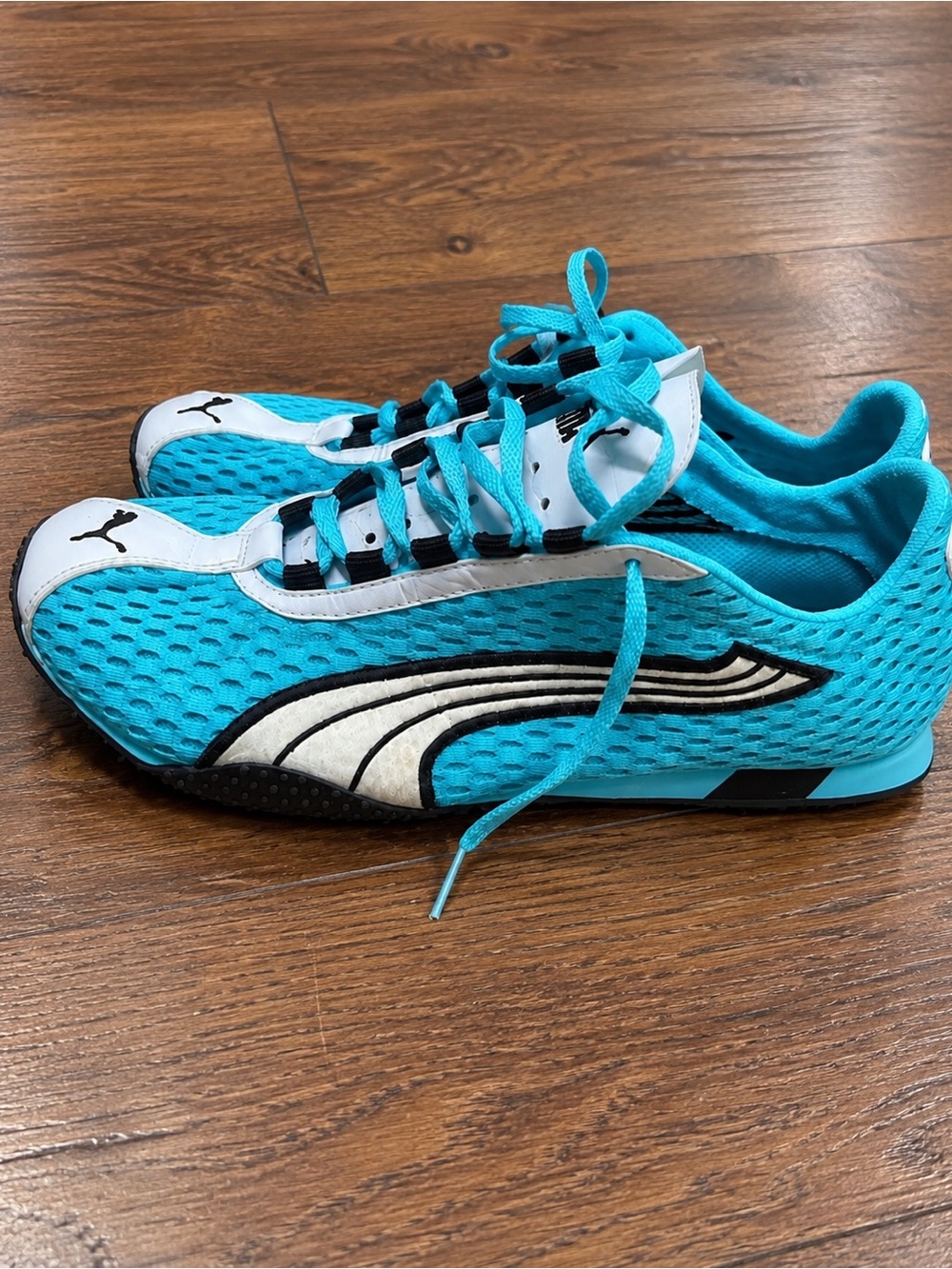PUMA H Street OG Teal Turquoise Womens 8.5 Y2K Retro Sneakers